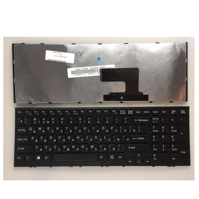 

RU Black New FOR SONY EE37EC EE26FJ EE27EC EE25EC EE25 EE27 VPC EE EE47 EE37EC EE27EC EE26FG Laptop Keyboard Russian