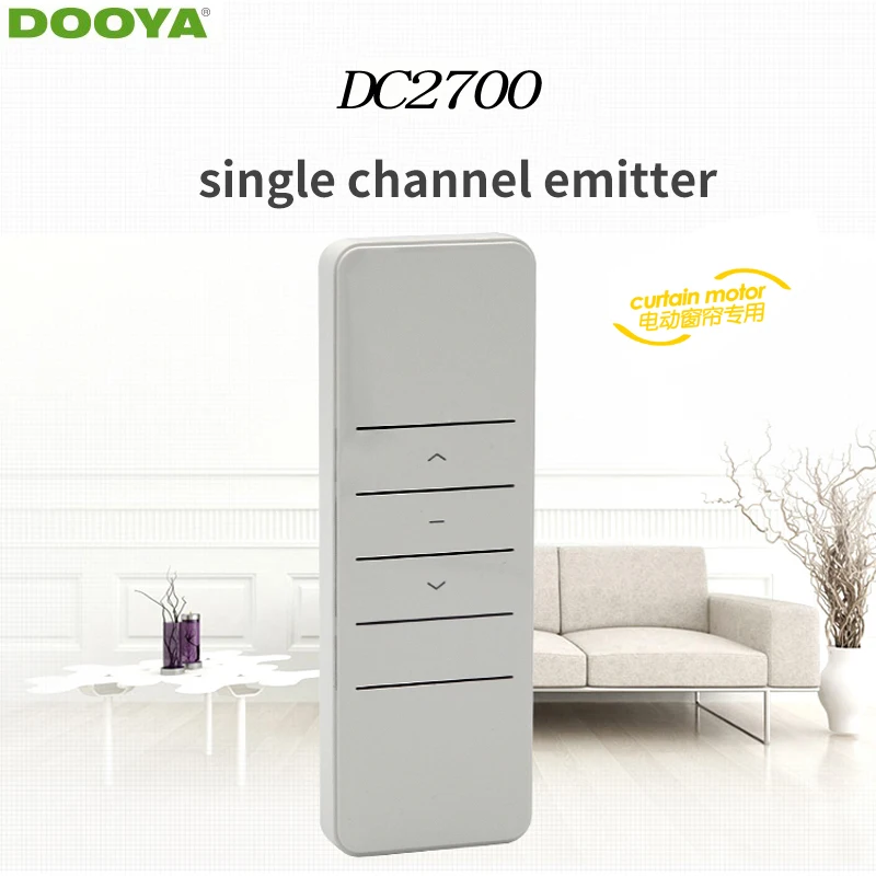 Dooya Sunfloer smart home Electric Curtain Motor remote controller DC2700 single -channel emitter