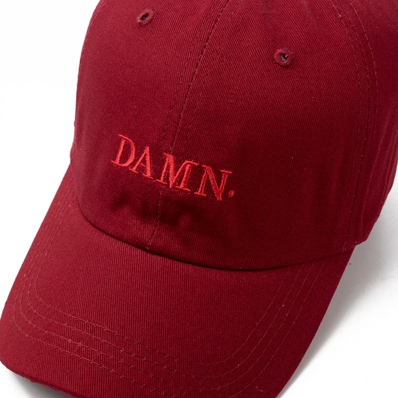 High Quality Rapper Kendrick Lamar Damn Snapback Cap Embroidery DAMN Dad Hat Women Men Baseball Cap Hip Hop Hat Bone