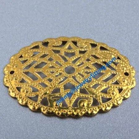 

2000pcs brass 30*23 mm filigree flower components jewelry findings accessories