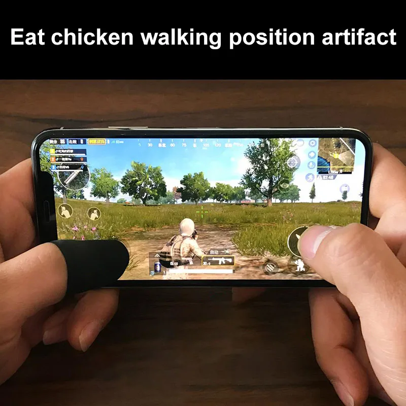 전화 게임 드롭에 대 한 10Pcs 모바일 손가락 슬리브 터치 스크린 게임 컨트롤러 Sweatproof 장갑