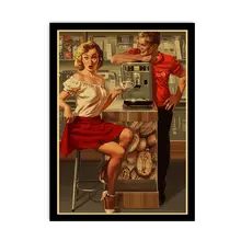 WWII vintage pin-up girl poster #5