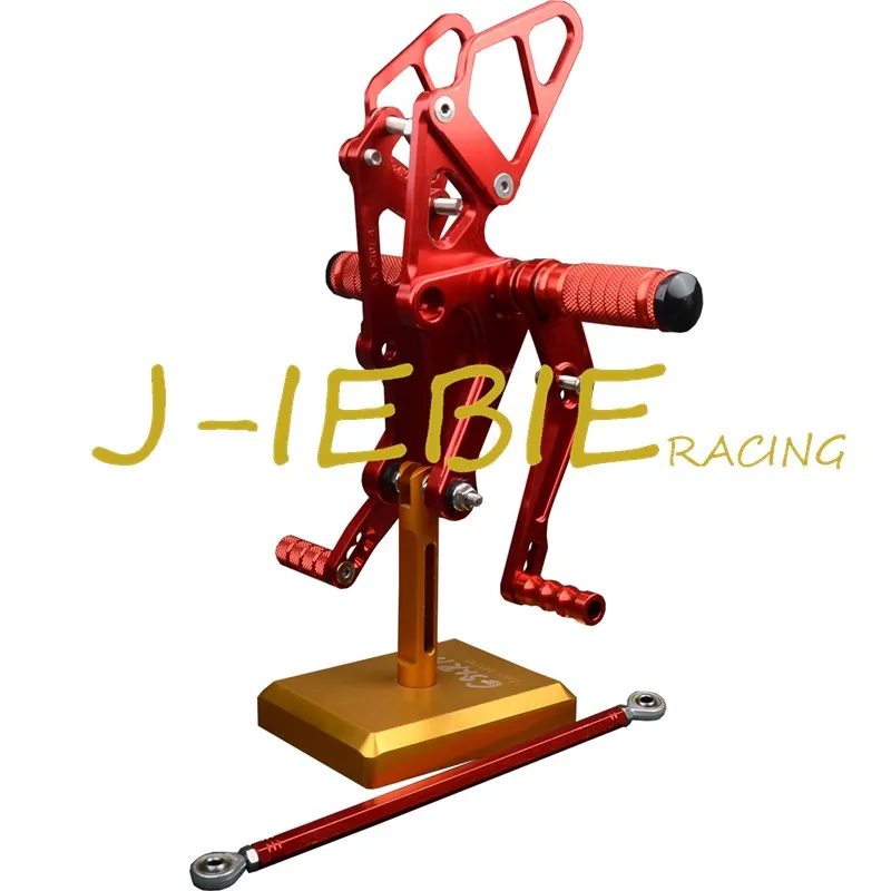 

CNC Racing Rearset Adjustable Rear Sets Foot pegs Fit For Yamaha FZ07 MT07 2014 2015 2016 RED