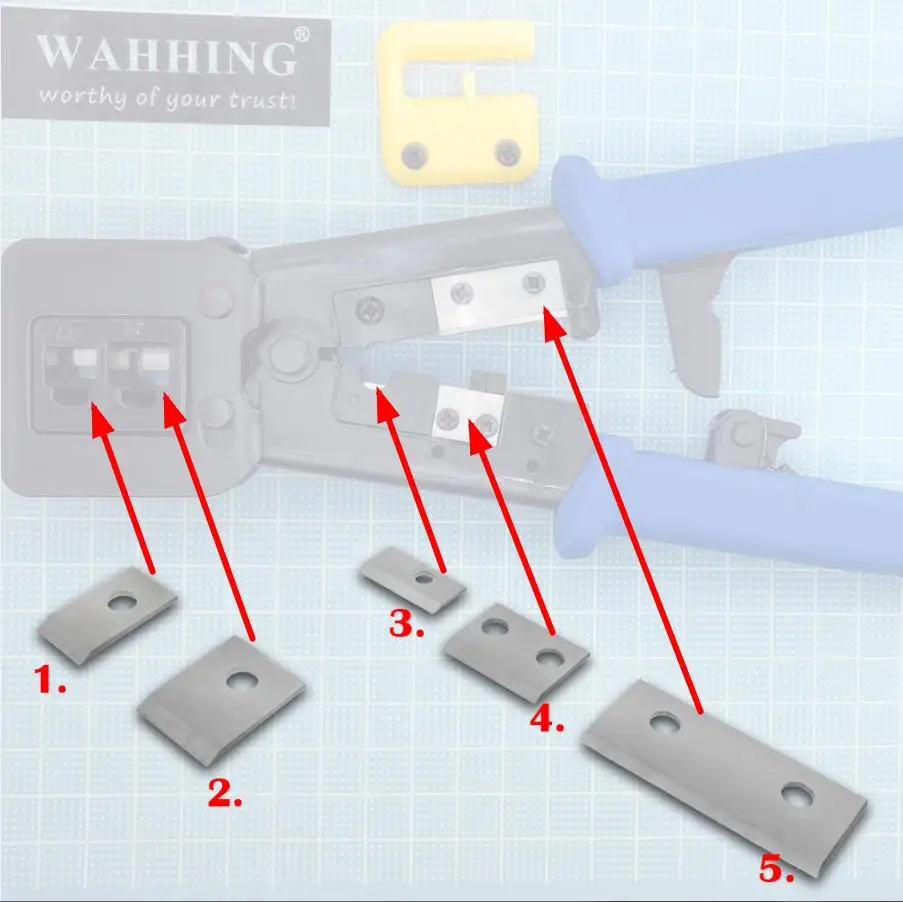 كماشة الشبكة RJ45 RJ11 ، أداة تعرية الكابلات ، كماشة خط الضغط RJ45