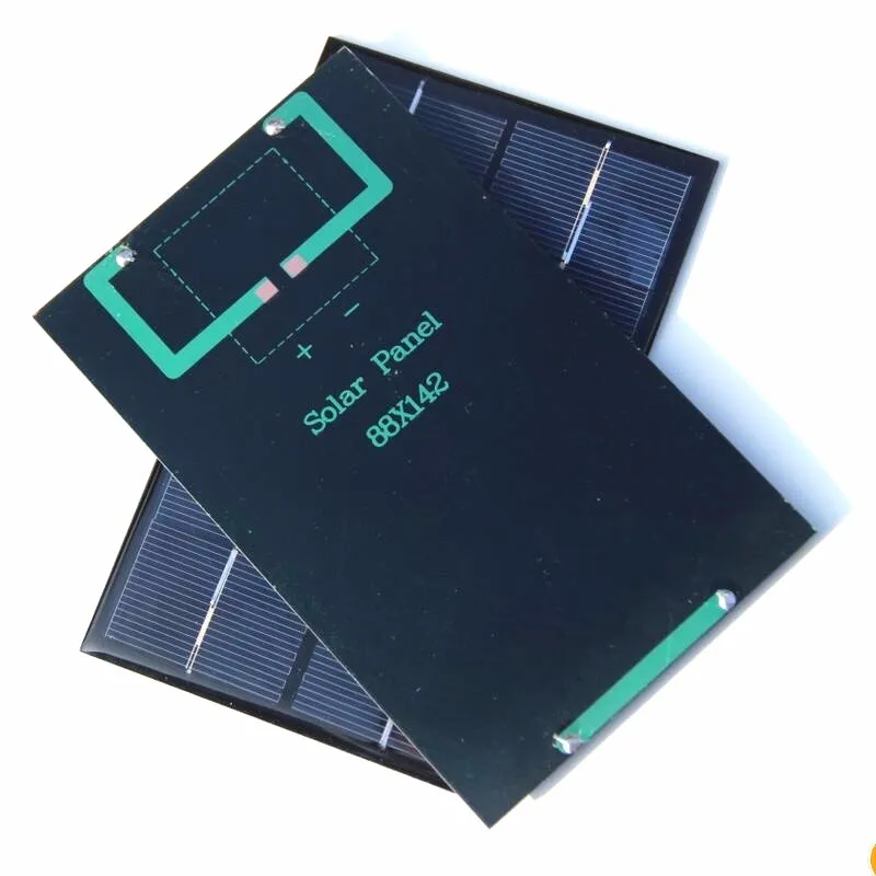 1.9w 5v mini painéis solares célula solar policristalina para pátio solar luz banco de energia diy projeto de energia solar 142*88mm