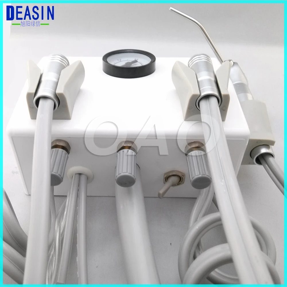 Wall Type Hanging Dental Lab Portable Turbine Unit connection with 4 hole or 2 hole Handpiece tube