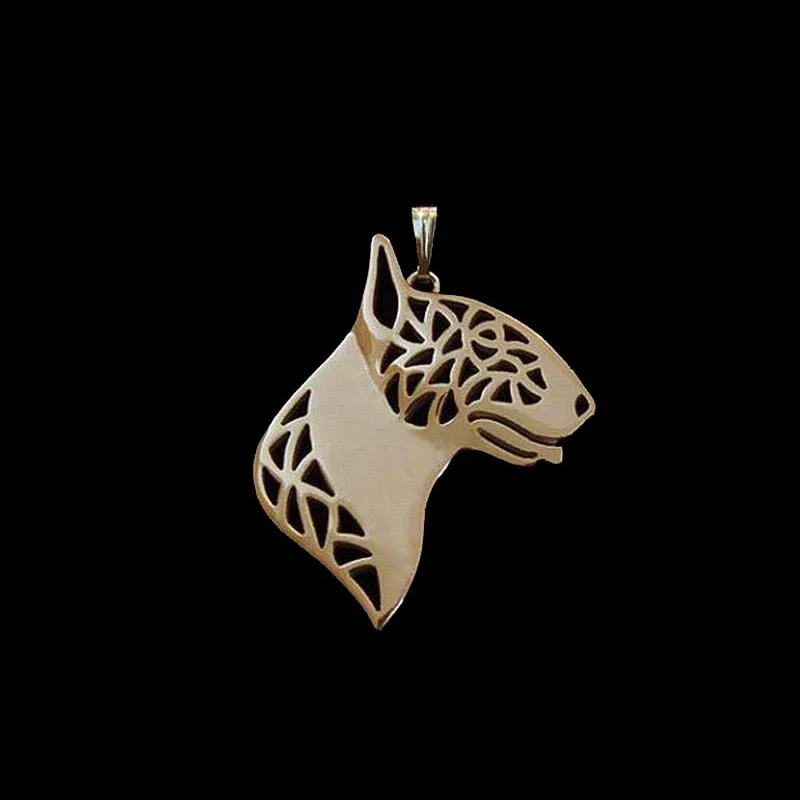 Fashion Jewelry Bull Terrier Dog Pendants Lovers\' Dog Shaped Pendants