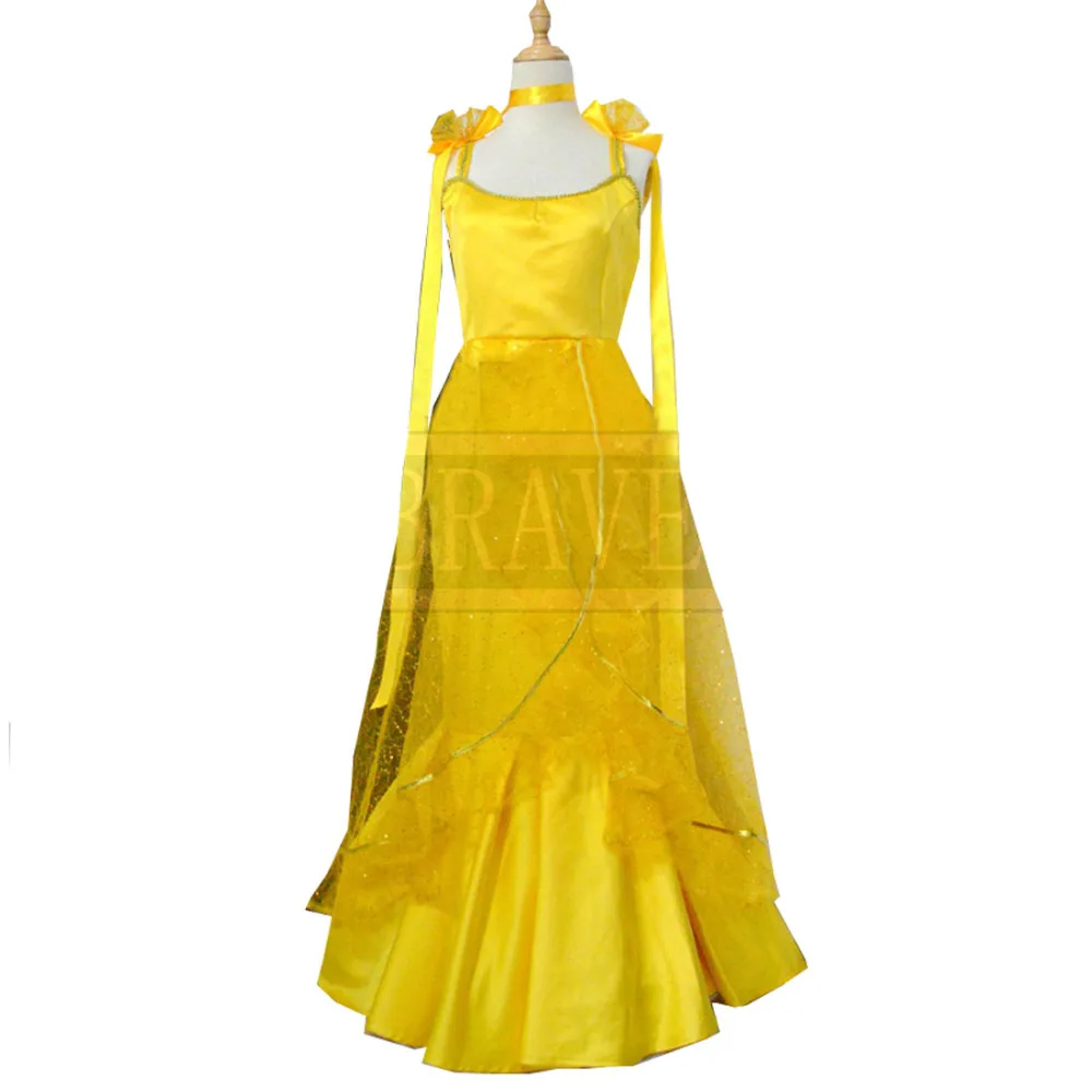 2021 Princess Sailor Venus Serenity Tsukino Usagi Gold Dress Cosplay Costume