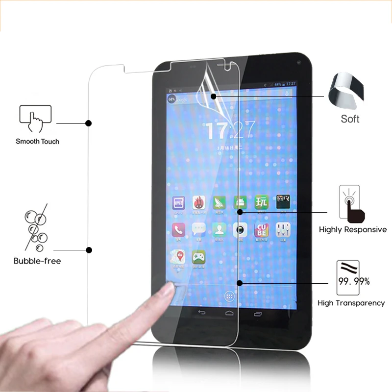 

Premium HD lcd Glossy screen protector film For Cube Talk 7X U51GT-C4 7.0" tablet front high clear screen protective films