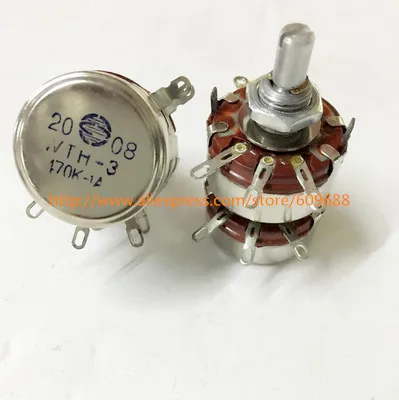 WTH-2L 2 layer Carbon Dual Potentiometer WTH118-2L 2W