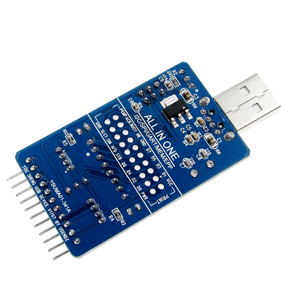 CH341A USB to SPI I2C IIC UART TTL ISP Serial Adapter Module EPP/MEM Converter For Serial Brush Debugging RS232 RS485