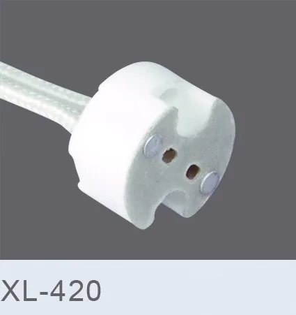 10-200pcs/lot  MR16 MR11GU5.3 G5.3 G4 lamp base connector cable MR16 lamp Socket base lamp fitting fix holder 15cm Silicon cable