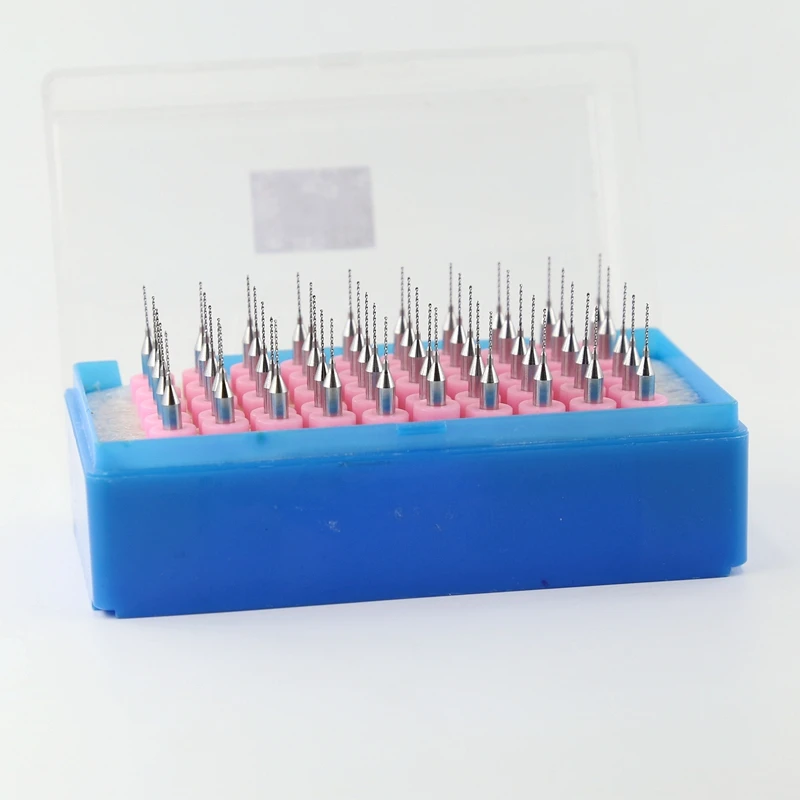 0.5mm 0.55mm tungsten carbide drill bit CNC wood router set 50PCS mini dremel exercise tool PCB drilling machine tool