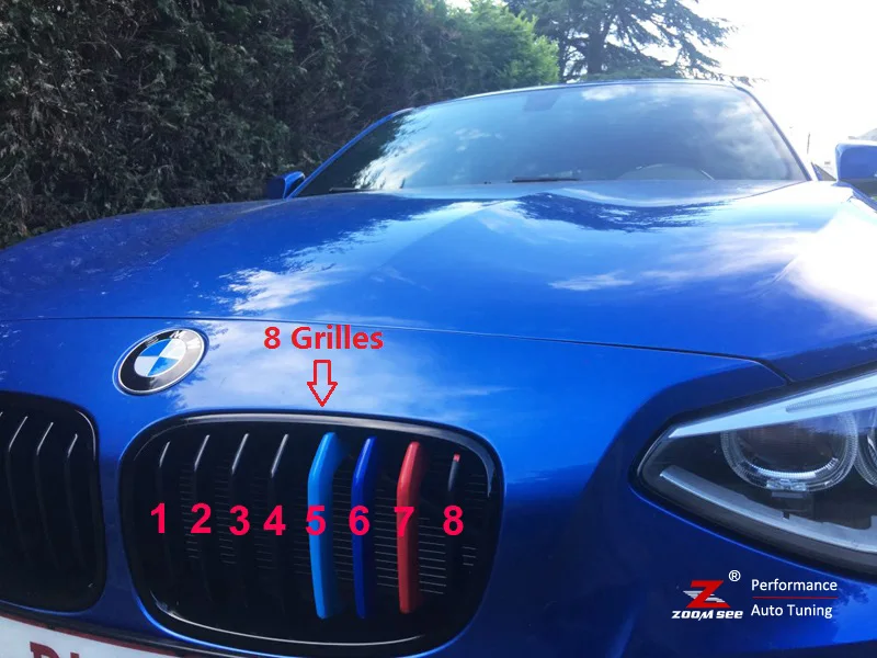 For BMW 1 series F20 F21 Accessories Auto Front Grille Trim Sport