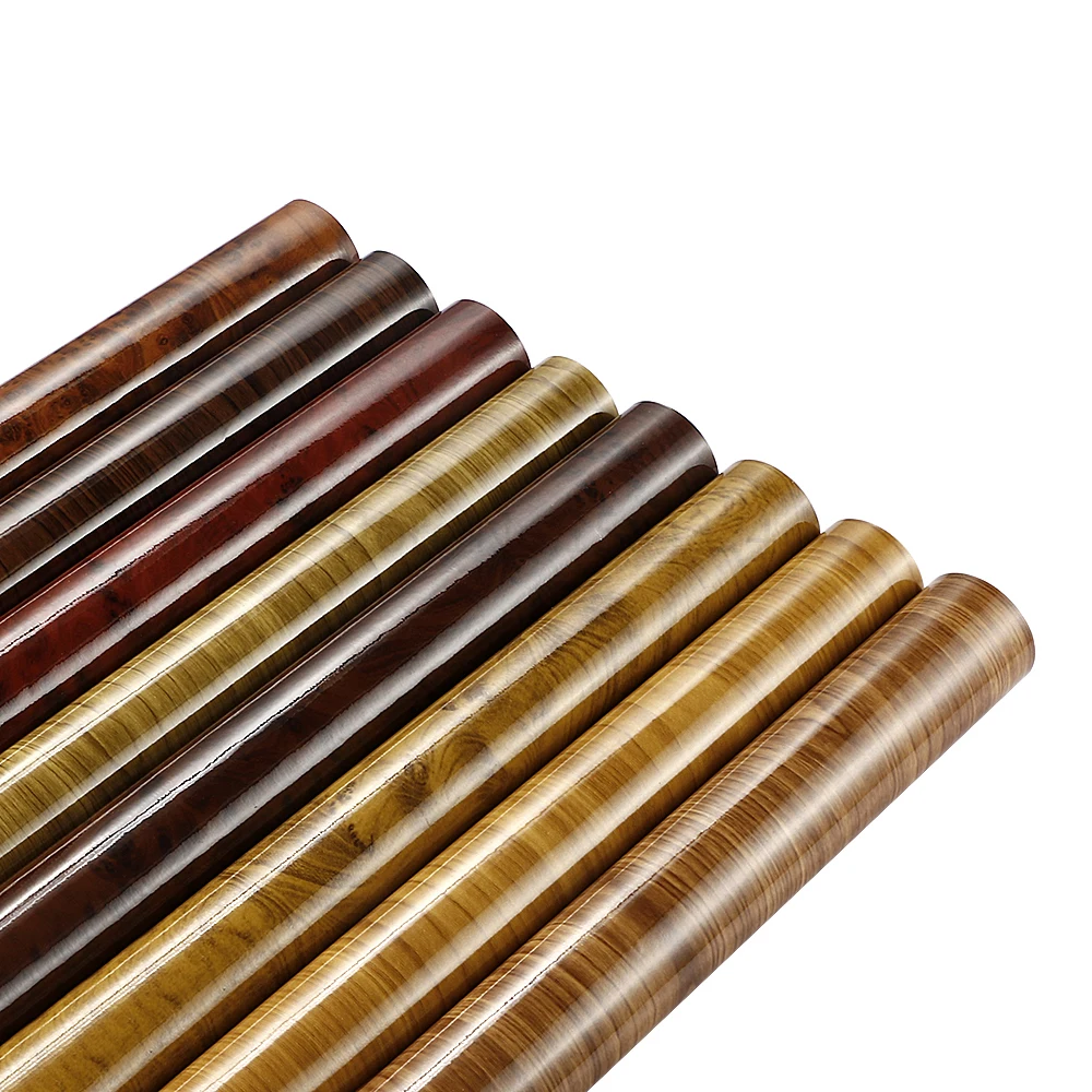 30x100cm Glossy PVC Wood Grain Car Wrap Film Decal Wood Grain Textured Automobiles Internal Decoration Sticker DIY Car-Styling