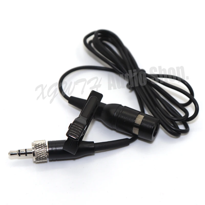 Professional Lavalier Lapel Super Cardioid Condenser Microphone For Sennheiser Wireless BodyPack Transmitter 3.5 mm Lockable