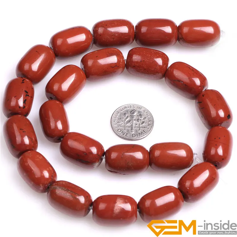 13x18mm Column Barrel Natural Red Jaspers Stone Prayer Buddha Beads DIY Loose Beads For Jewelry Making Strand 15 Inch Wholesale