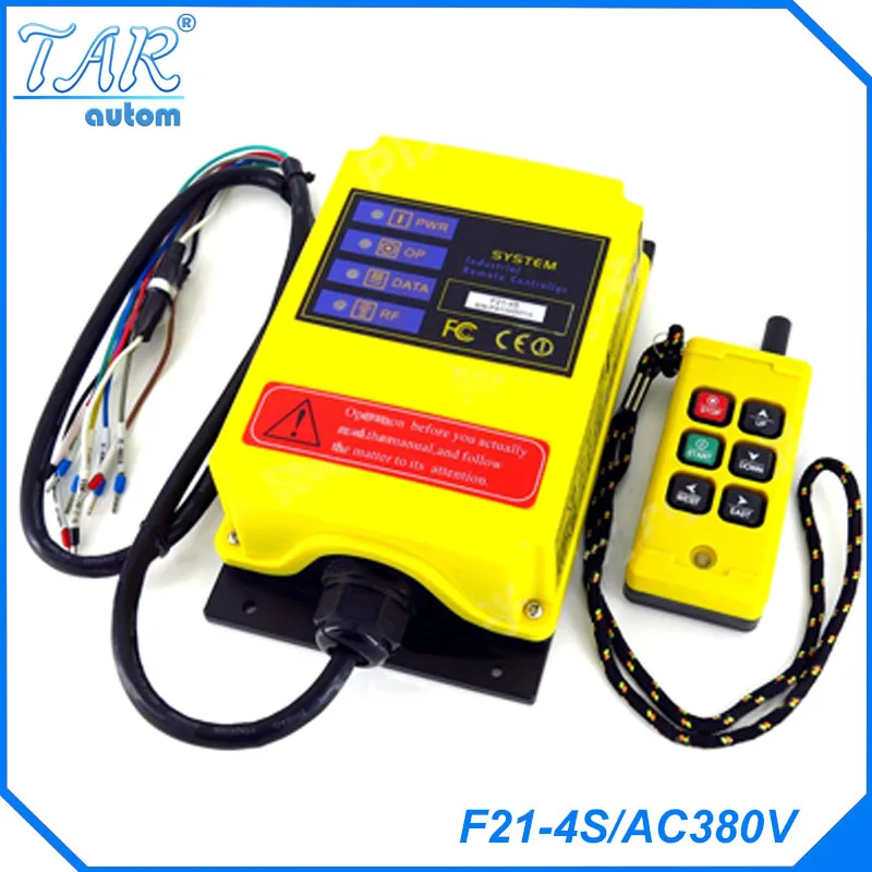 

industrial remote controller switches 1 transmitter + 1 receiver Industrial remote control electric hoist receiver AC380V