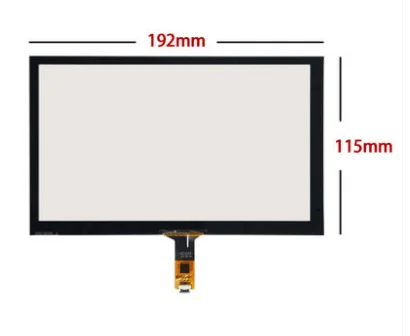 

New 8 inch capacitive touch screen 192*115 mm