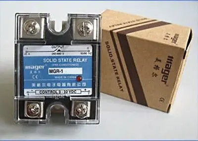 

Solid State Relay SSR DC-AC 60A 3-32VDC/24-480VAC