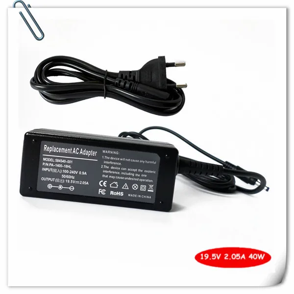 AC/DC Adapter Charger For HP MINI 110 110-3030nr 110-3135dx 626028-001 A040R01AL-HW01 Netbook Power Supply Cord 19.5V 2.05A