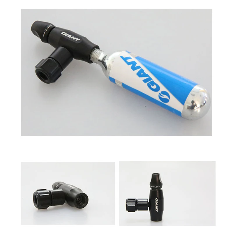 GIANT Control Blast 0 CO2 Inflator Head Mini Pump Bicycle Presta Schrader Valve Pumps Bicycle Tools