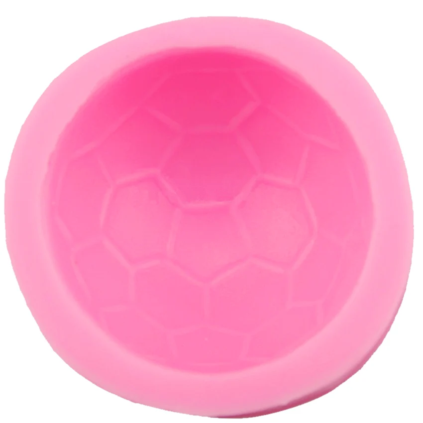M596 1PCS Football Candle Moulds Soap Mold Kitchen-Baking Resin Silicone Form Home Decoration 3D DIY Clay Craft Wax-Making