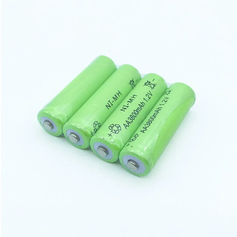 4-12pcs AA Battery 3800mAh 1.2V Ni-MH Rechargeable Battery For Torch Toys Clock MP3 Player Accumulator Replace Ni-Mh AA Batteria