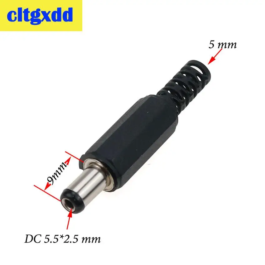 DC Power Connector 6.0*4.4 5.5*2.1/2.5 5.0*3.0 4.0*1.7 mm 3.5*1.35 Male Plug Jack Socket Adapter PCB Mount DIY Adapter Connector