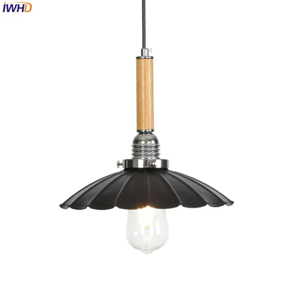 

IWHD Modern Nordic Pendant Lights LED Retro Hanglamp Industrial Lamp Vintage Hanging Lamp Light Fixtures Luminaire Suspendu