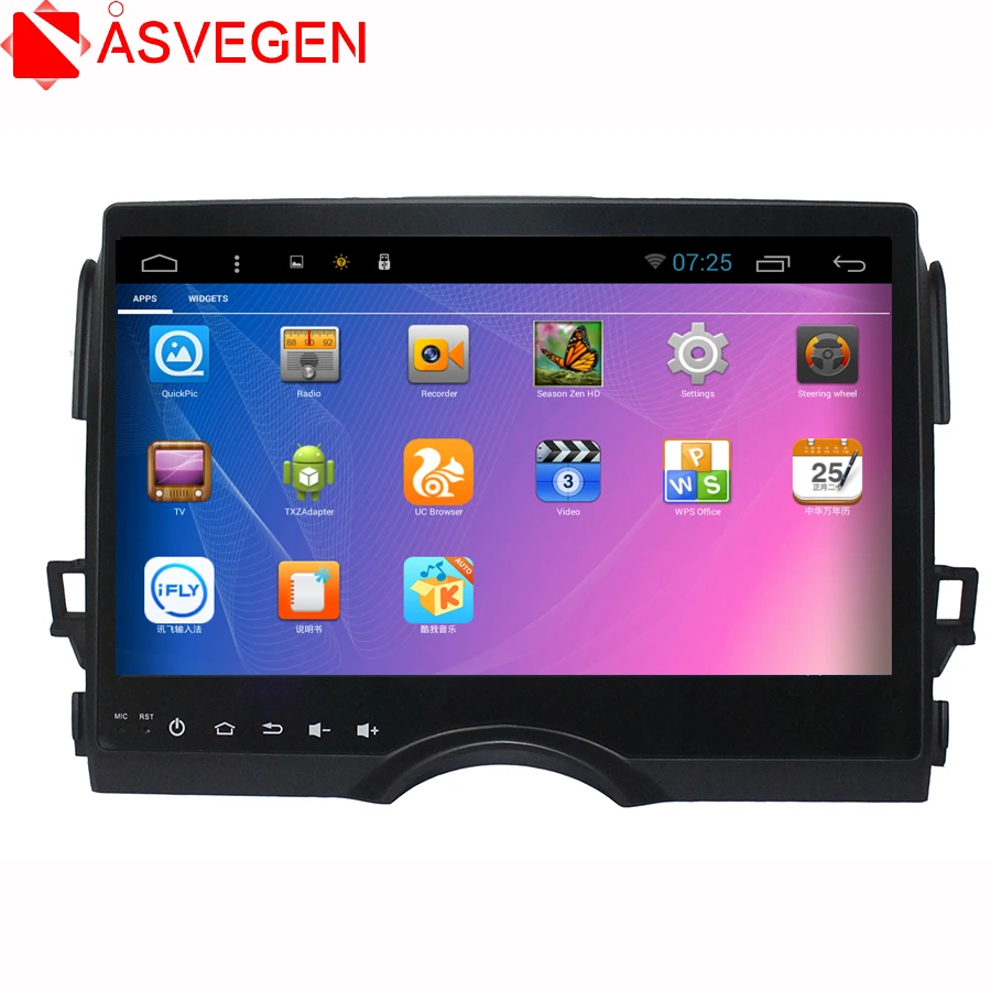 

Asvegen Android 7,1 Восьмиядерный автомобильный видеоплеер для Toyota REIZ 2010-2016 автомобильный стерео мультимедийный ПК головное устройство GPS-навигаци...