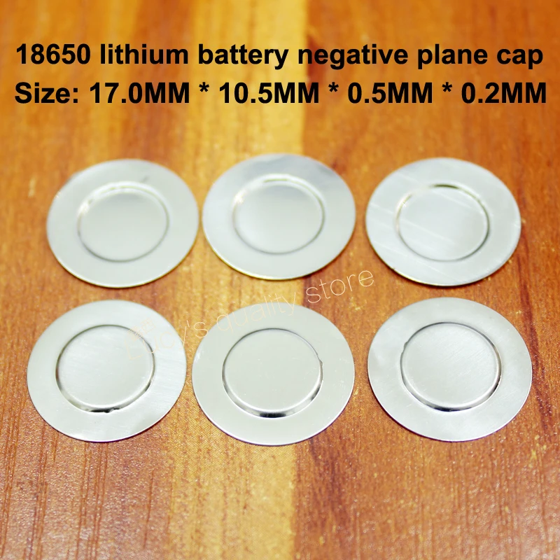 100pcs/lot 18650 Battery Negative Cap Spot Welding Small Negatives Battery Negative Spot Welding Pads Tab Battery Accessories