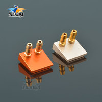 1pc RC Boat Bottom Double Water Inlet Tap Dual Water Sucking Nozzle Spare Parts for RC Boat Fits 3X5mm Tube
