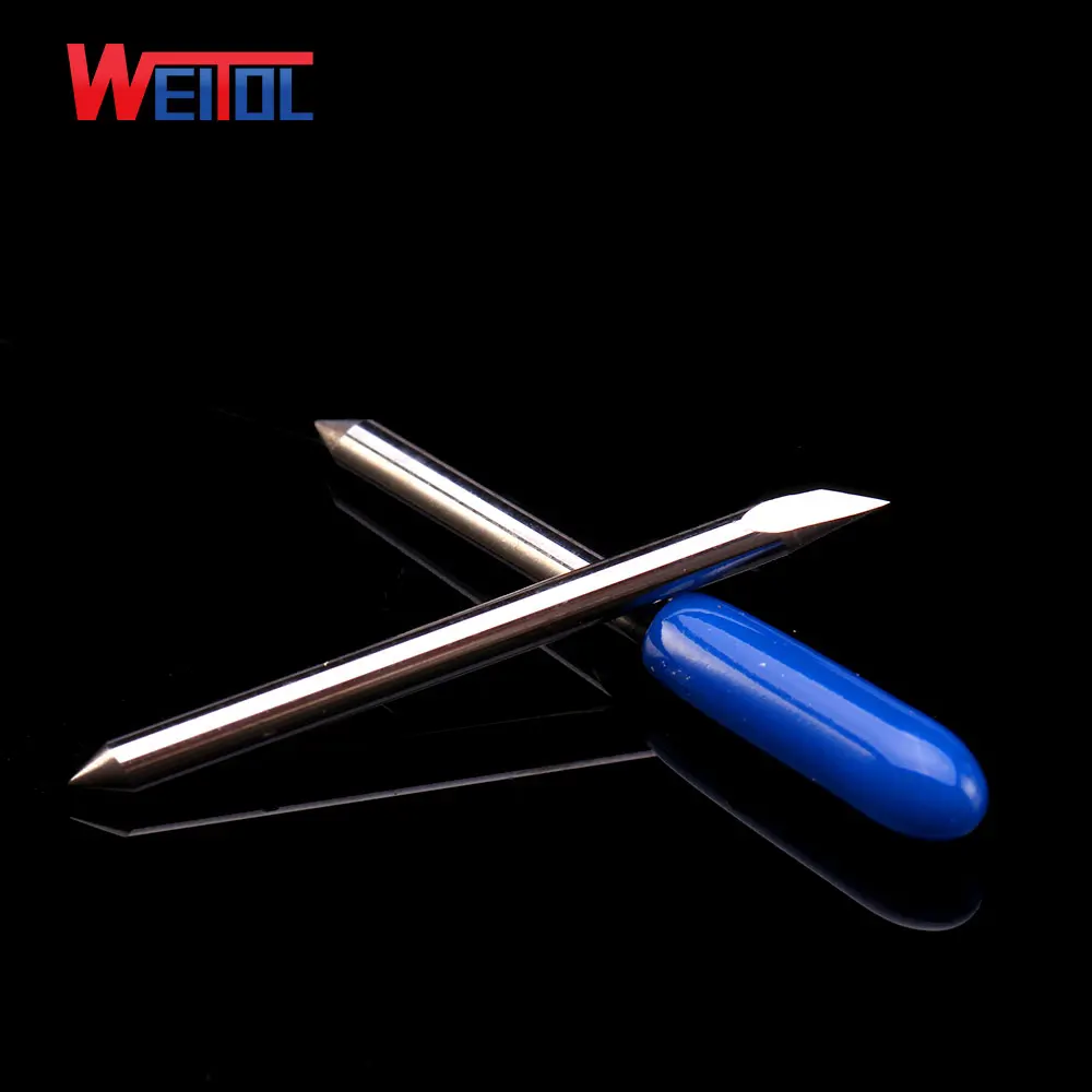 Weitol 5 pz/lotto PCUT plotter lame taglierina 30/45/60 gradi plotter in metallo duro strumenti di taglio del vinile strumenti di incisione CNC