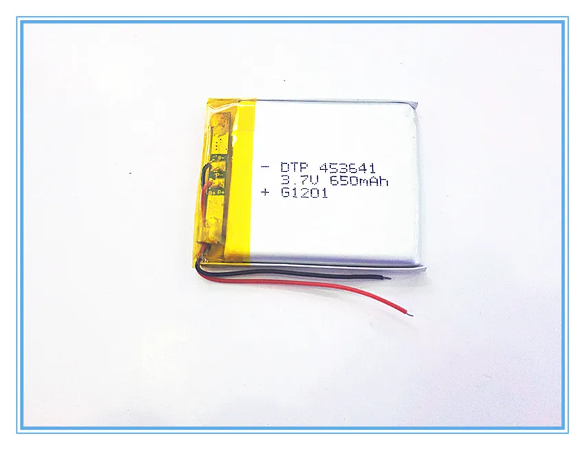 

Free shipping 3.7V,650mAH,[453641] PLIB; polymer lithium ion / Li-ion battery for dvr,GPS,mp3,mp4,cell phone,speaker