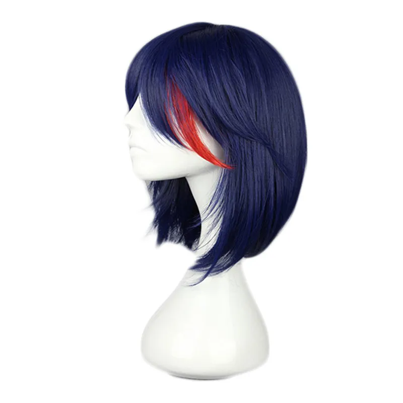 L-email wig 40cm/15.74inch Kill la Kill Ryuuko Matoi Cosplay Wigs Mixed Color Heat Resistant Synthetic Hair Perucas Cosplay Wig