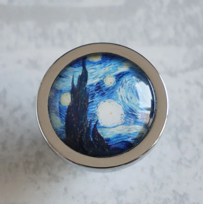 Starry Sky Dresser Knob Art Knobs Handmade Cabinet Pulls Knobs / Unique Kitchen Door Handle Knob Furniture Hardware