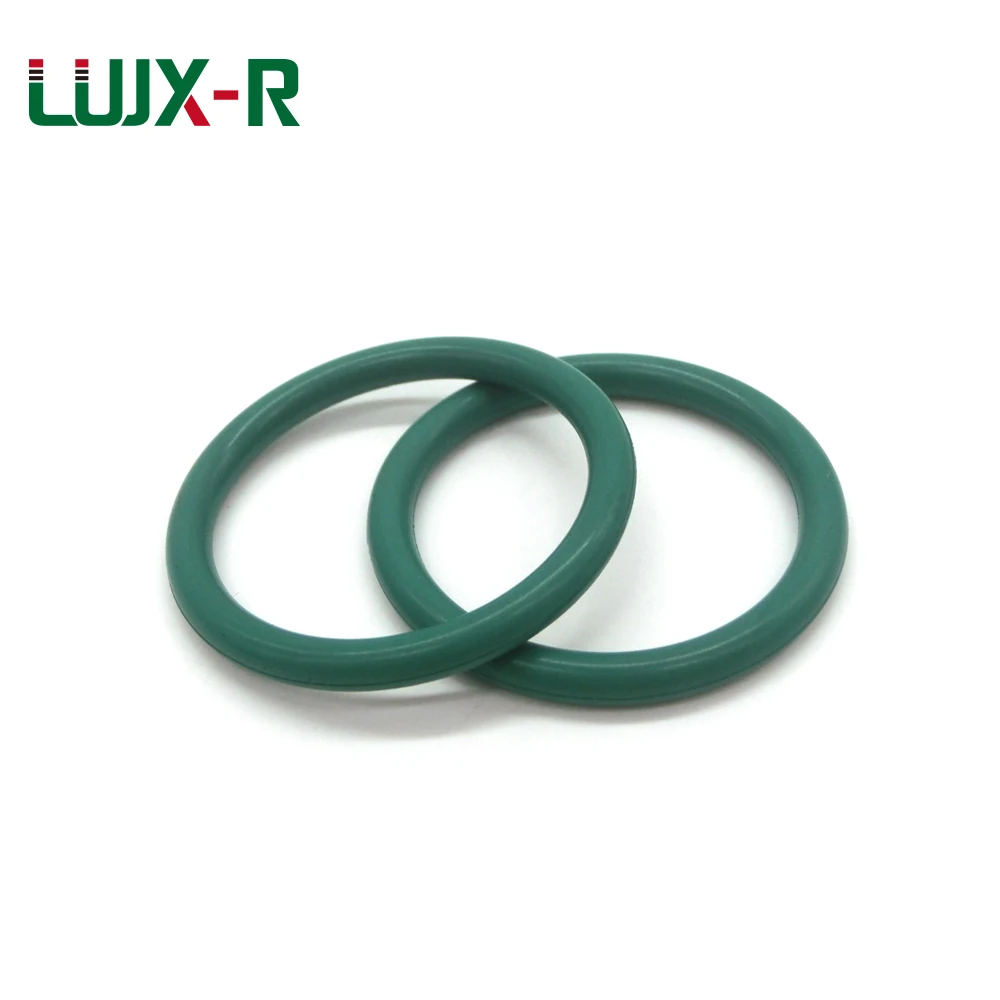 LUJX-R 20pcs 3.5mm O Ring Seal Fluorine O-Ring Green Gasket  Sealing Ring OD10/11/12/13/14/15/16/17~27mm Ozone Resistance