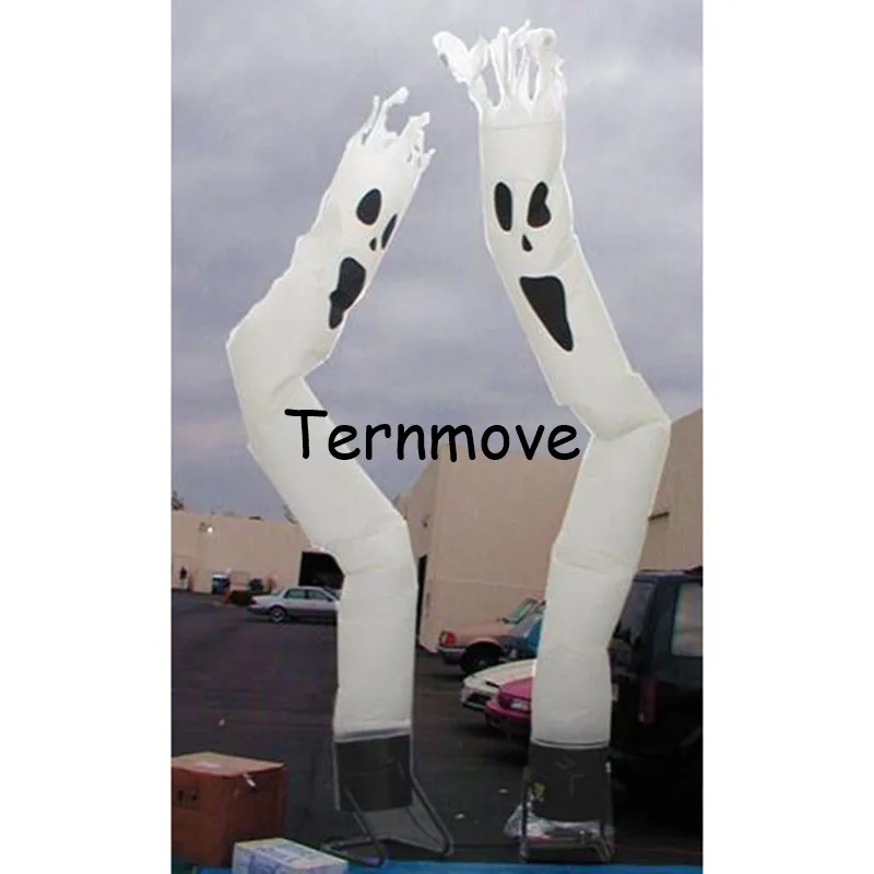 Halloween air tube inflatable ghost air dancer halloween sky dancer for party decorative move windy puppet with blower