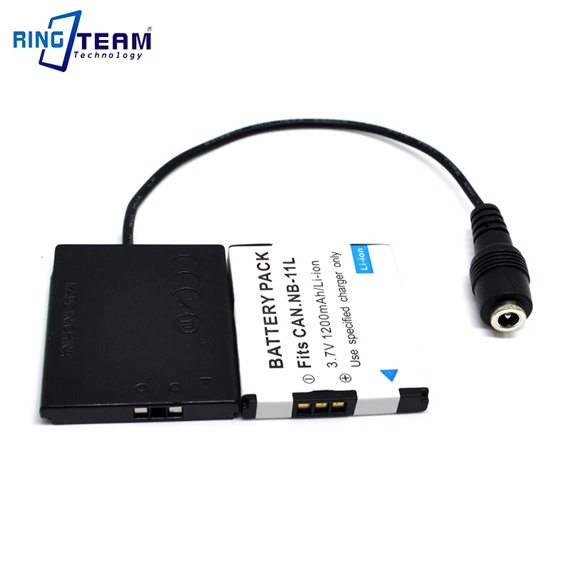 전원 공급 장치 커넥터, 캐논 A4000, A3400, A2400, A2300, A2500, A2600, 110HS 카메라용, DR-90 DC 커플러 NB-11L 더미 배터리