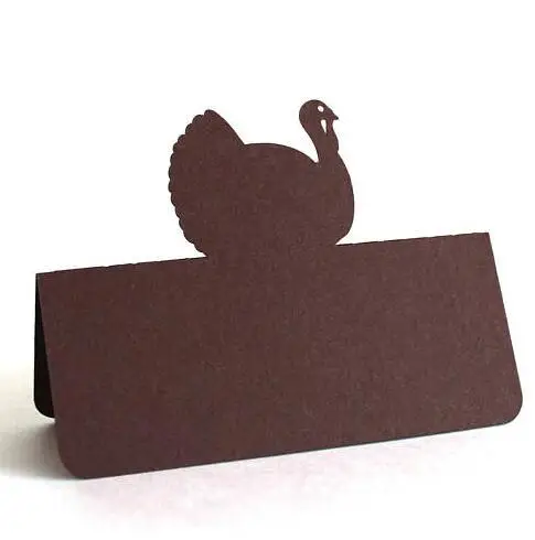 custom turkey Thanksgiving wedding table place name Cards Seating Reception Escort Birthday baptism baby shower