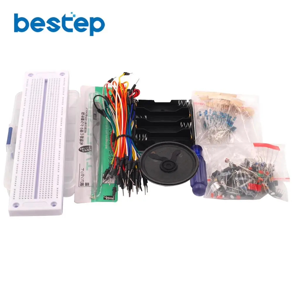 NEW Beginner Breadboard DIY Kit 555 Integrated Circuit 130 Cases Of Experimental Package