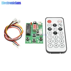 diymore Stepper Motor Driver Control Integrated Board 2-phase 4-wire Controller Speed Adjustable with Remote DC 4V-6V