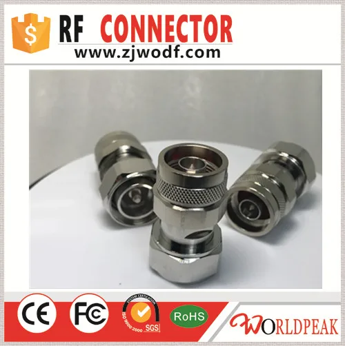 

Free shipping 5pcs RF adapter 4.3/1.0 mini male/plug to N male/plug straight adaptors rf coaxial connectors