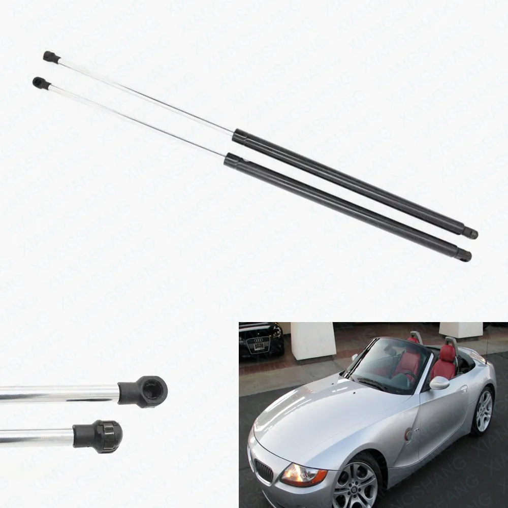 2pcs Front Hood Auto Gas Springs Struts Ascensor de apoyo Dampers For BMW Z4  Convertible 2003 2004 2005 2006 2007 2008