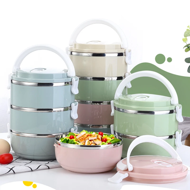 TUUTH 304 Stainless Steel Japanese Lunch Box Thermal For Food Portable LunchBox For Kids Picnic Office Workers School