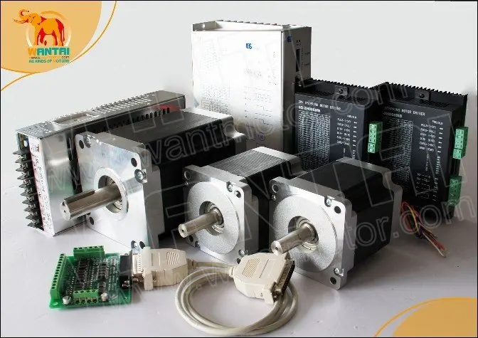 Great Kit! CNC Wantai 3 Axis Stepper Motor 1232oz-in&4200oz-in+Driver DQ860MA&DQ2722M  US UK CA JP DE IT FR DK BE Free