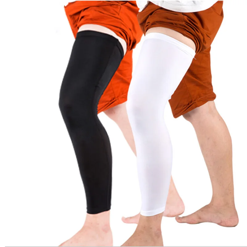 1pc Sports Leg Support Sleeve Basketball Running Cycling Leg Warmers Elastic Men Women Lengthen Calf Thigh Compression Sleeves