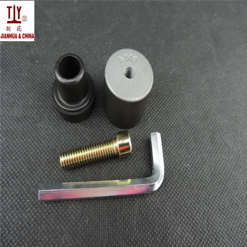 DN16mm 38g weight welding parts, black die head, thick Welding Mold, PPR,PE,PB Water Pipe hotmelt butt welding