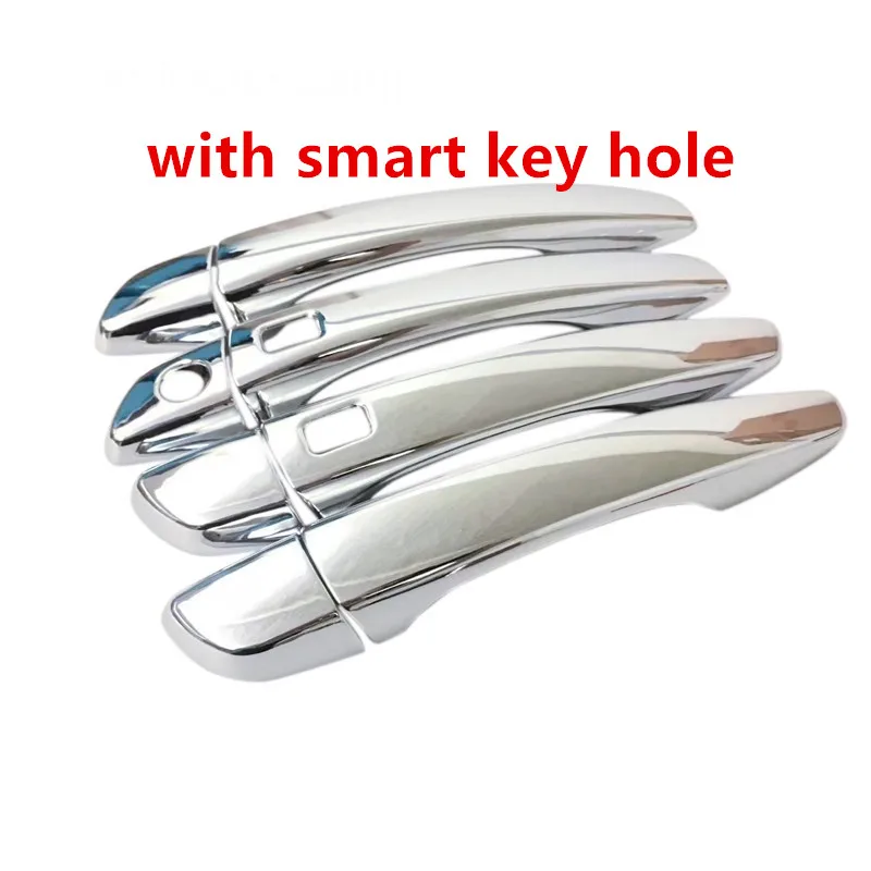 LHD! Car Accessories for Peugeot 3008 5008 GT 2017 2018 2019 2020 ABS Chrome Door Handles Cover Trim 8pcs